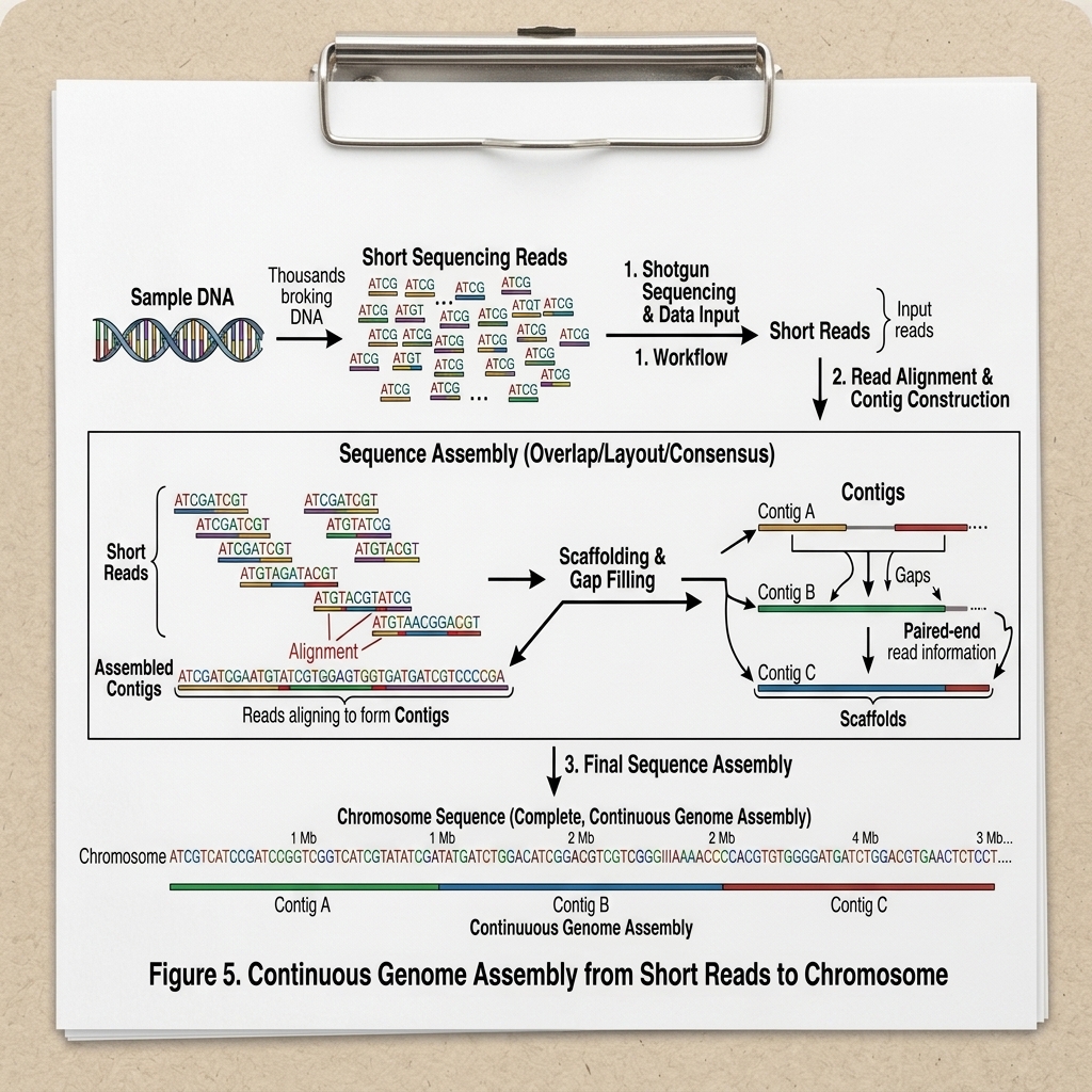 Continuous Genome Assembly