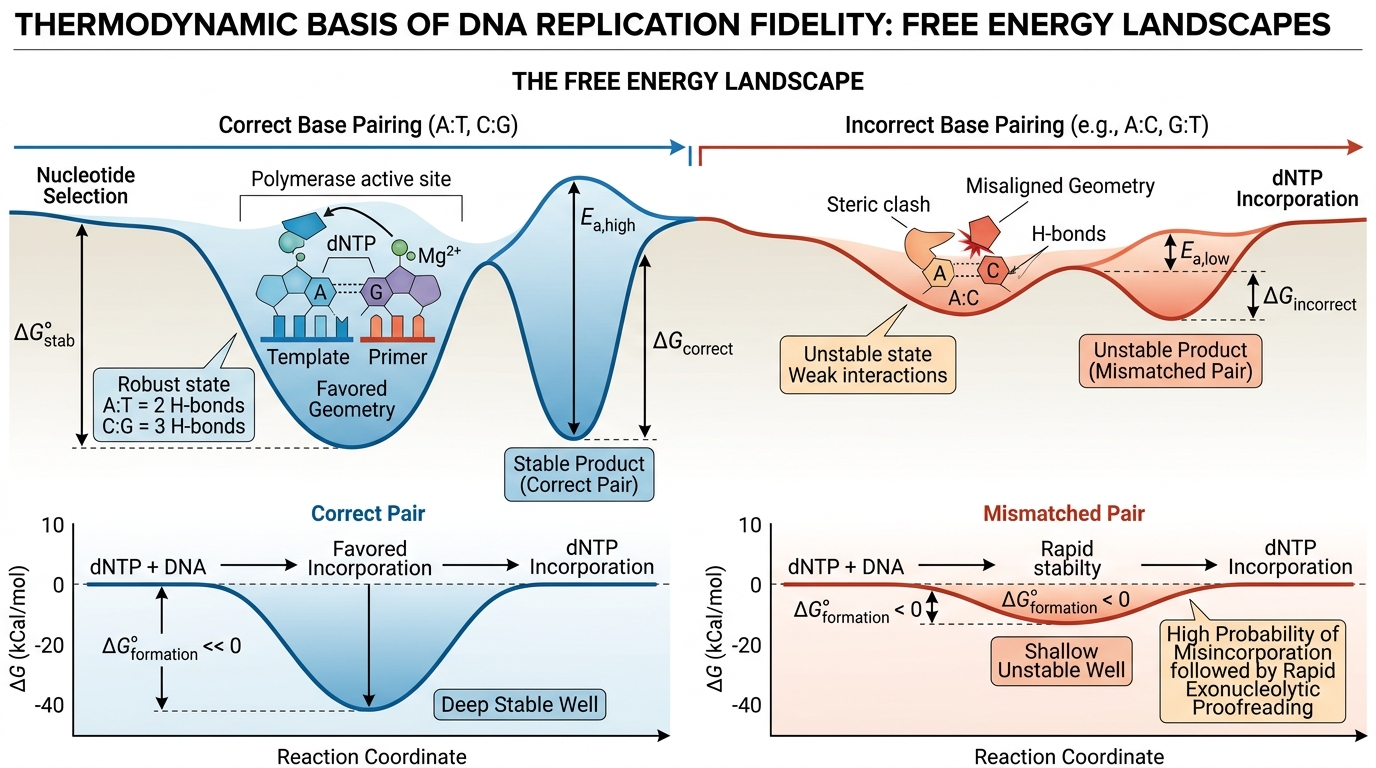 Thermodynamics Free Energy Landscape