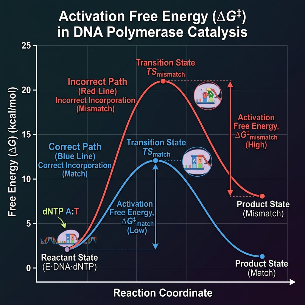 Activation Free Energy Landscape